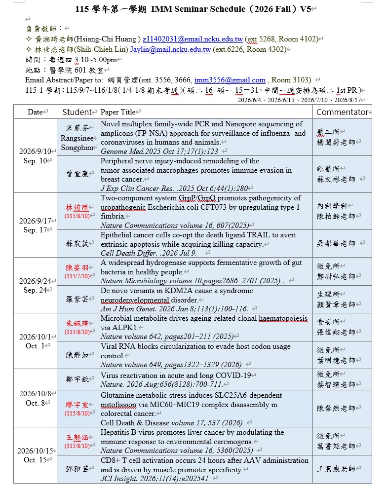 115-1 Seminar Schedule V5-碩二
